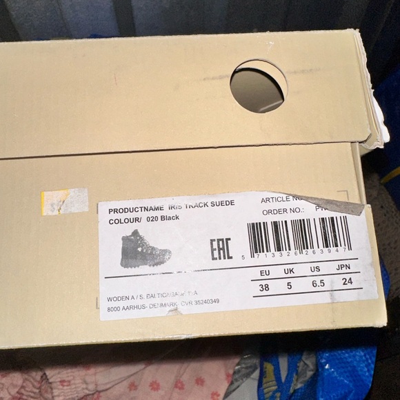 Woden IRIS TRACK LEATHER - BLACK Aarhus Denmark - Picture 4 of 4